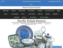Tablet Screenshot of polishpotterystore.com